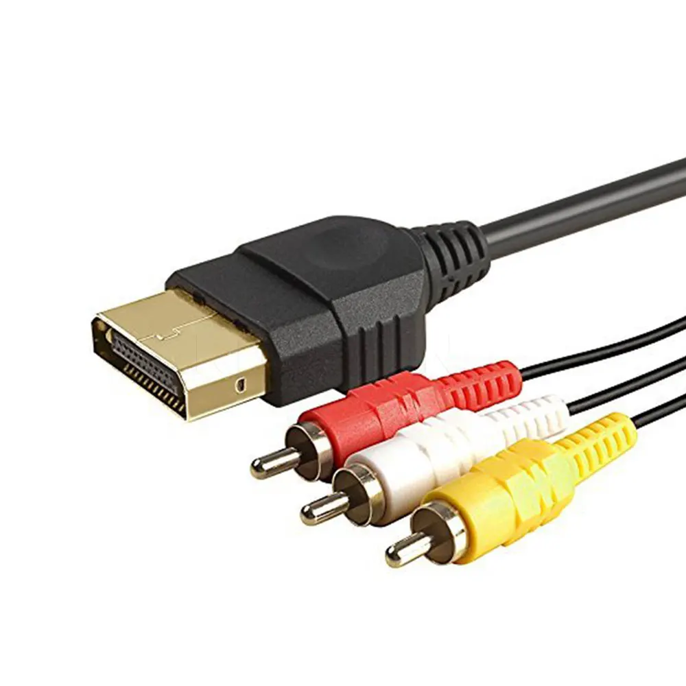 Кабель-переходник 1 8 м на 3 RCA композитный для AV-ТВ кабель-переходник 3RCA RGB 1080P XBOX 360