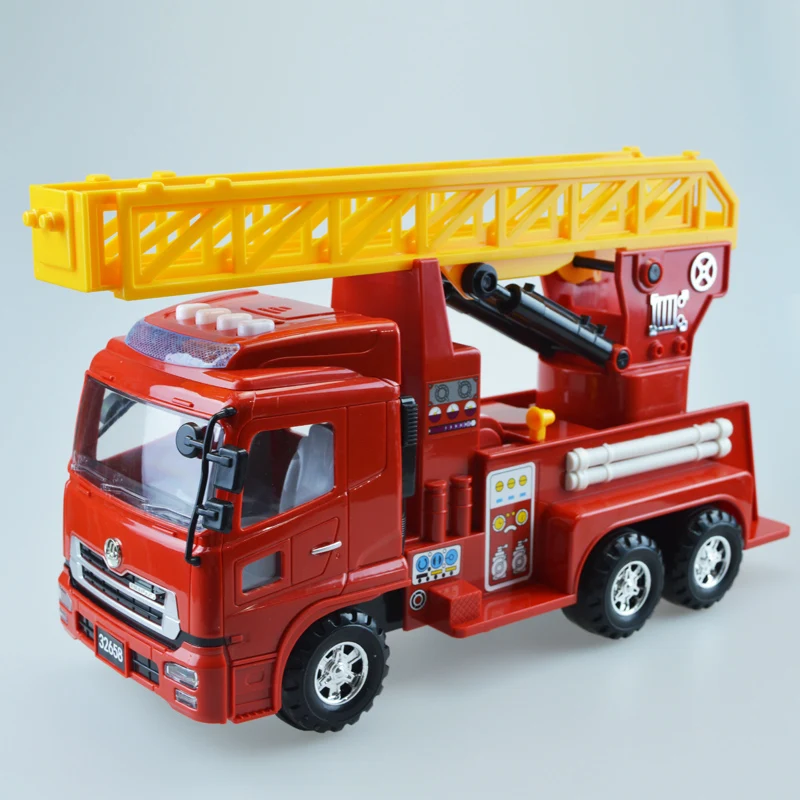 1 шт. роскошный изысканный грузовик пожарная модель грузового автомобиля звук и