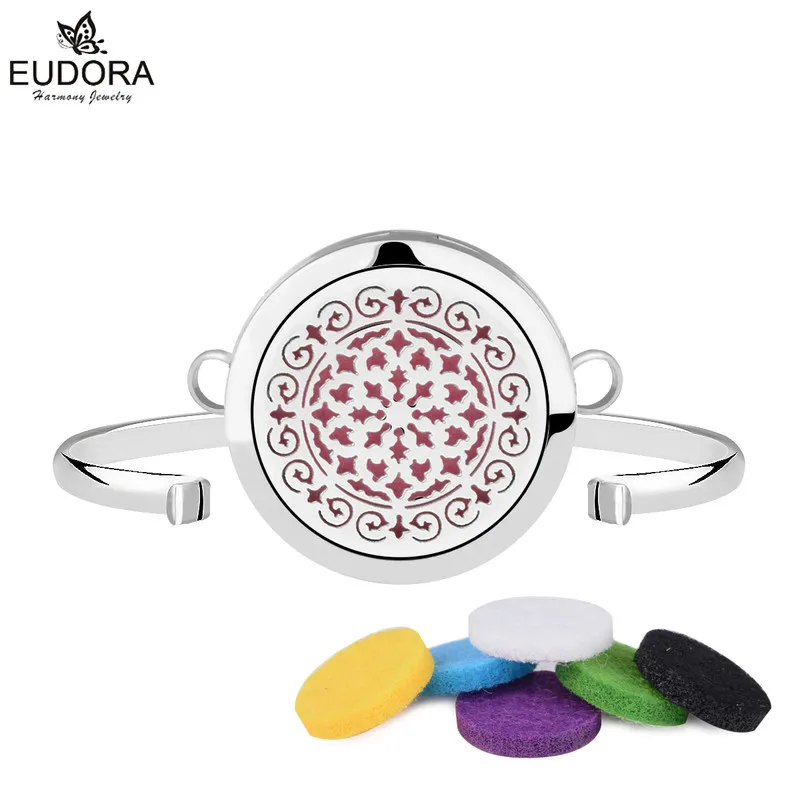 Новинка 2018 Браслет медальон для духов из нержавеющей стали 3 браслета 30 мм