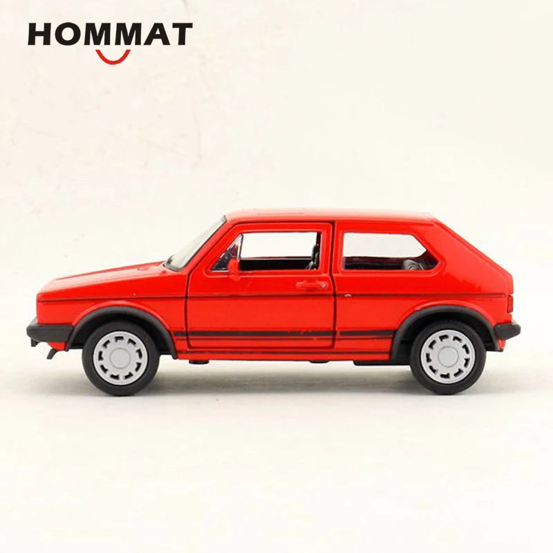 HOMMAT имитация Welly масштаб 1:36 Гольф I GTI классическая модель автомобиля Литые и