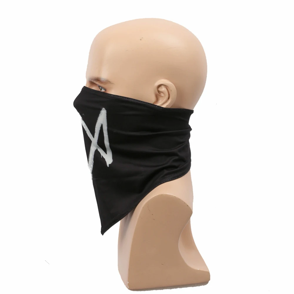 XCOSER Watch Dogs 2 Маркус Холлоуэй шарф-маска на лицо игра косплей реквизит стильные