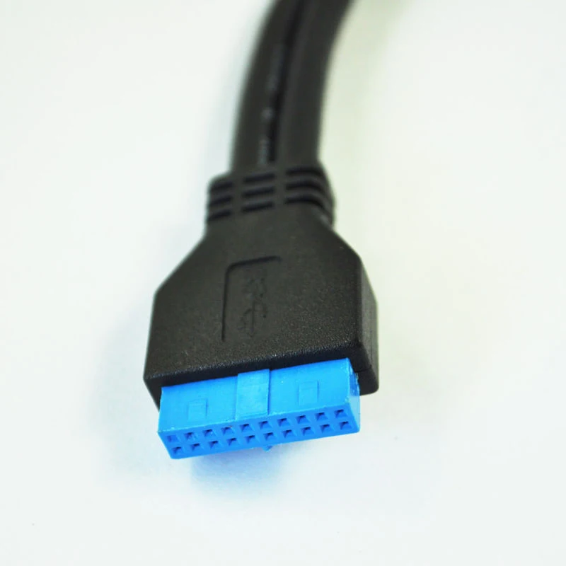 8-дюймовый USB 3.0 20-контактный разъем материнской платы типа мама к 2 разъему