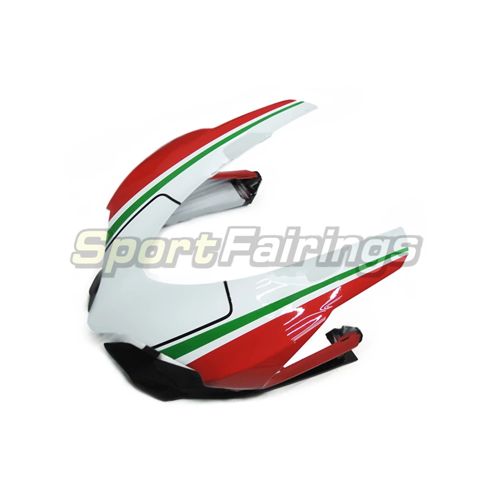 Обтекатель (спойлер) для Ducati 899 1199 1199s 12 13 2012 2013 пластик ABS триколор белый.|plastic