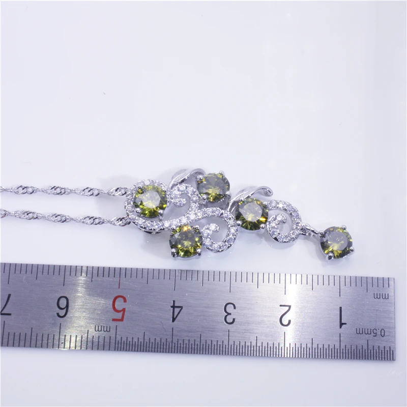 925silver Natural Blue Sterling Silver Jewelry Sets For Women Necklace Pendant Ring Earring Free Gift Box&ampFree | Украшения и