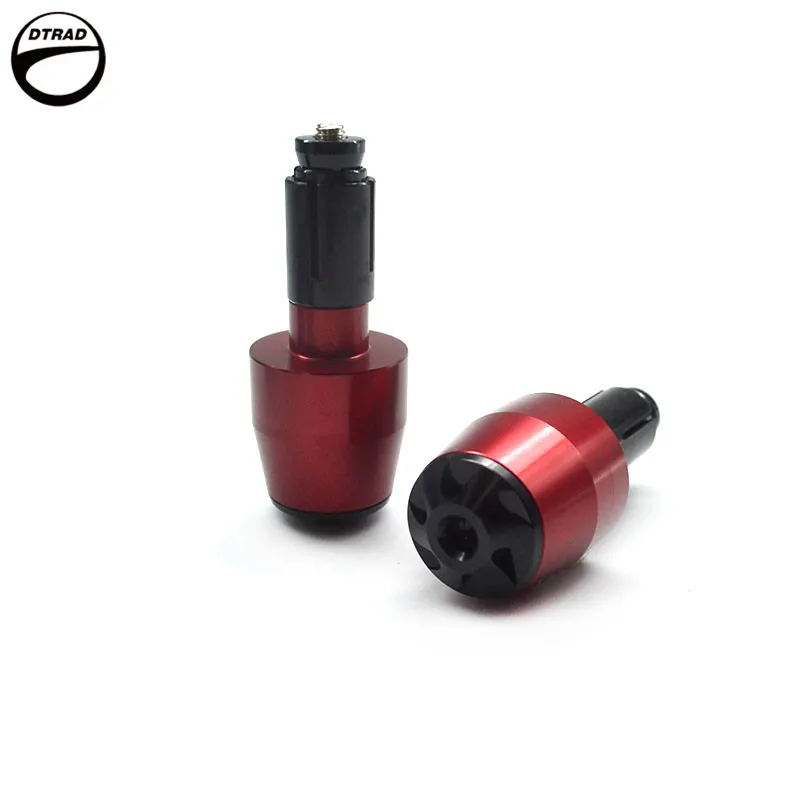 

7/8'' CNC Universal Motorcycle Handlebar Grip Ends Motocross Weights Anti Vibration Slider Plug