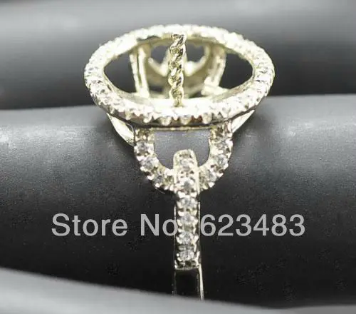 

Round cut 11.0mm Solid 14k Yellow Gold Natural Diamond Semi Mount Setting Engagement Ring