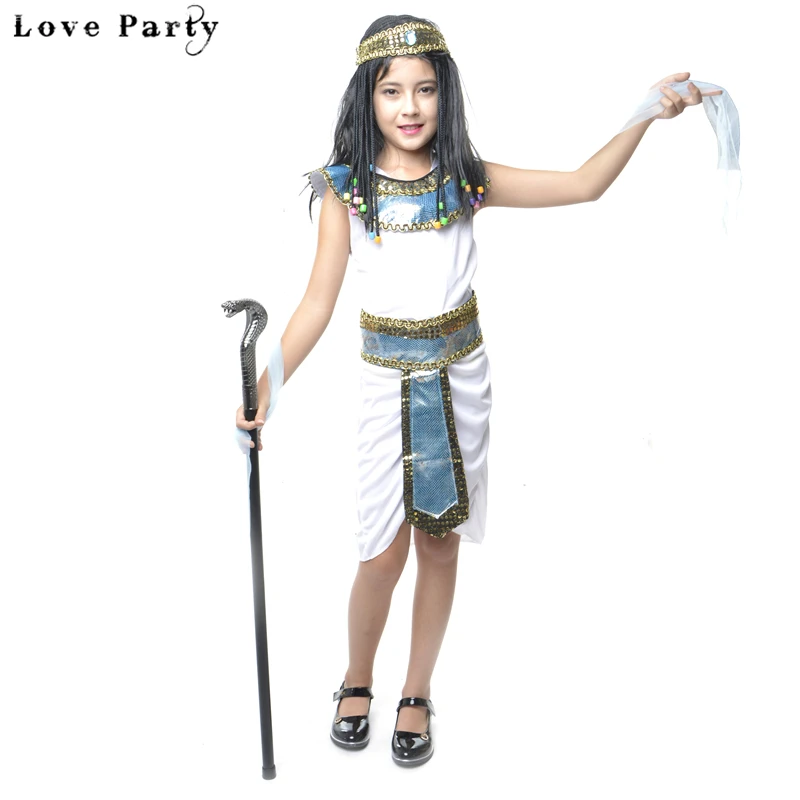Sexy Fancy Dress Egypt Princess Costume For Girls Halloween Performance Cosplay Clothing Children Evening Party Clothes | Тематическая