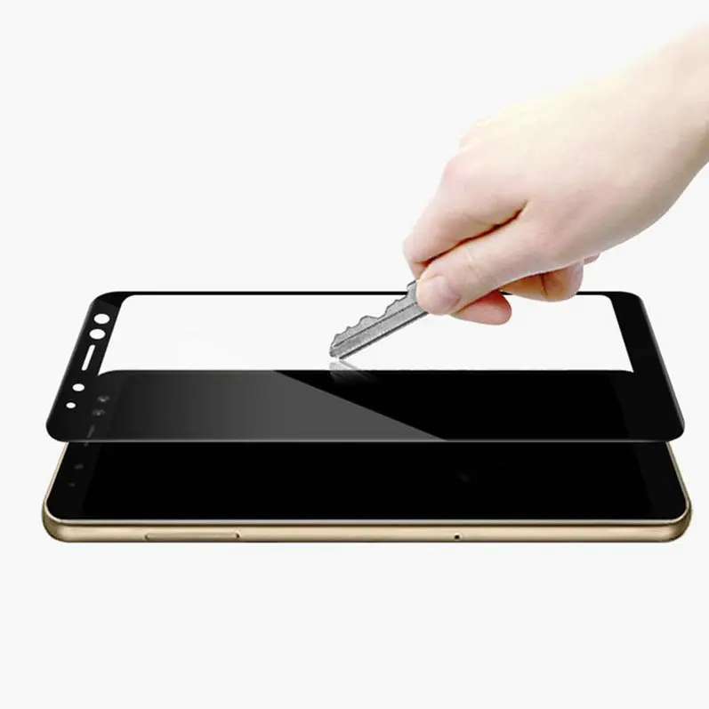 Для samsung Galaxy A9 (2018)/A9s пленка полное покрытие закаленное стекло протектор экрана 2.5D