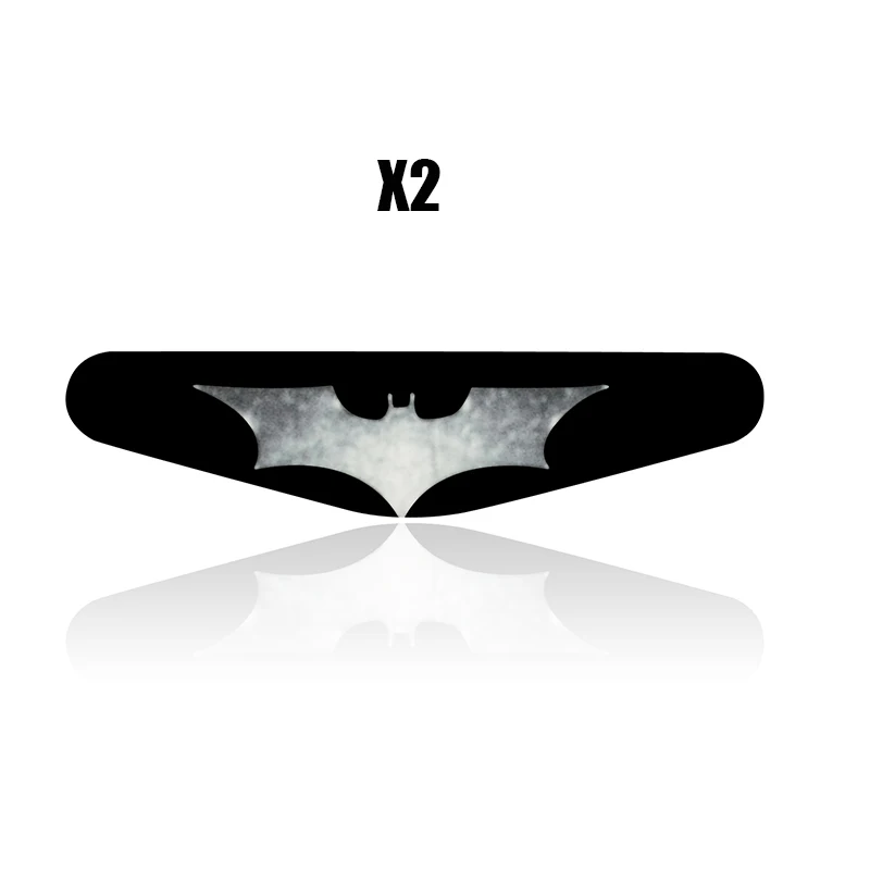 01 2 шт. наклейка светодиодный светильник для PS4 контроллер Крышка виниловая наклейка для playstation 4 Геймпад контроллер аксессуары - Цвет: 01
