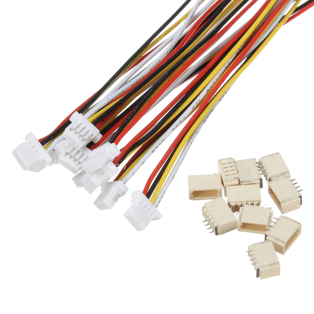 20 шт. Мини Micro JST 1,0 мм SH 4-контактный разъем с проводами кабели 350 мм 28AWG