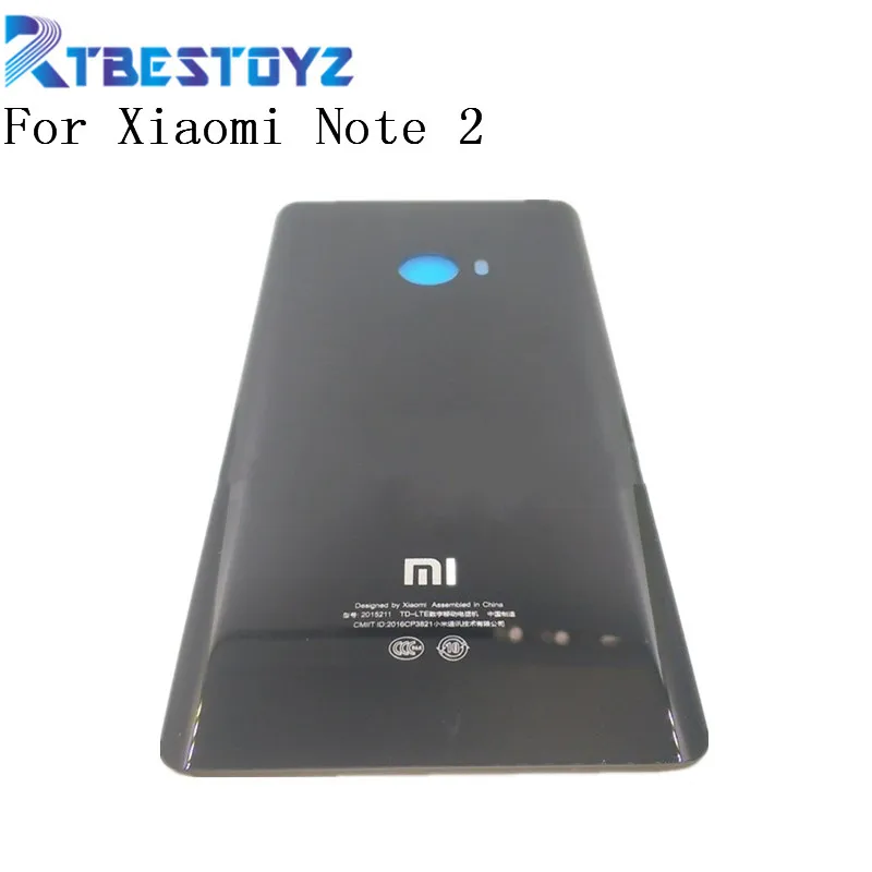 Original Glass Battery Rear Case For Xiaomi Note 2 MI Note2 Back Cover Phone Backshell Cases | Мобильные телефоны и