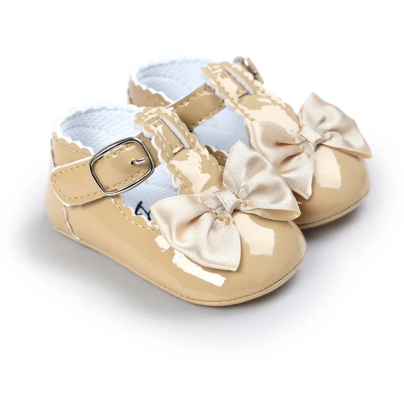

Baby Girls Born Babies Shoes PU Leather Prewalkers Boots Non-slip Shoes