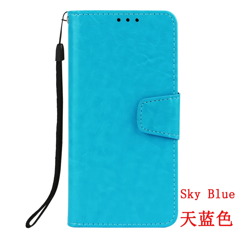 Sky Blue Для samsung Galaxy J6 Plus J6+ Флип кожаный чехол J610 SM-J610FN/DS SM-J610F/DS противоударный стенд полное покрытие SM J610FN/DS J610F/DS - Цвет: Sky Blue