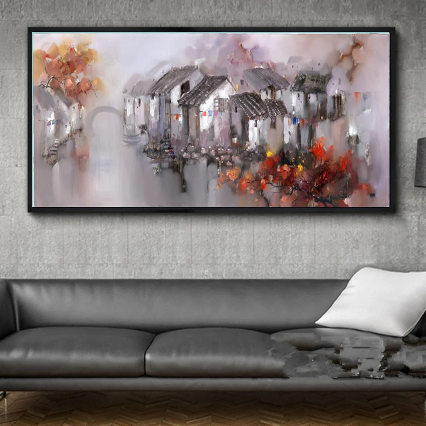 

Chinese Landscape Oil Painting HD Print Unframed Canvas Printings Modern Home Decor Wall Art Poster Picture Paintings