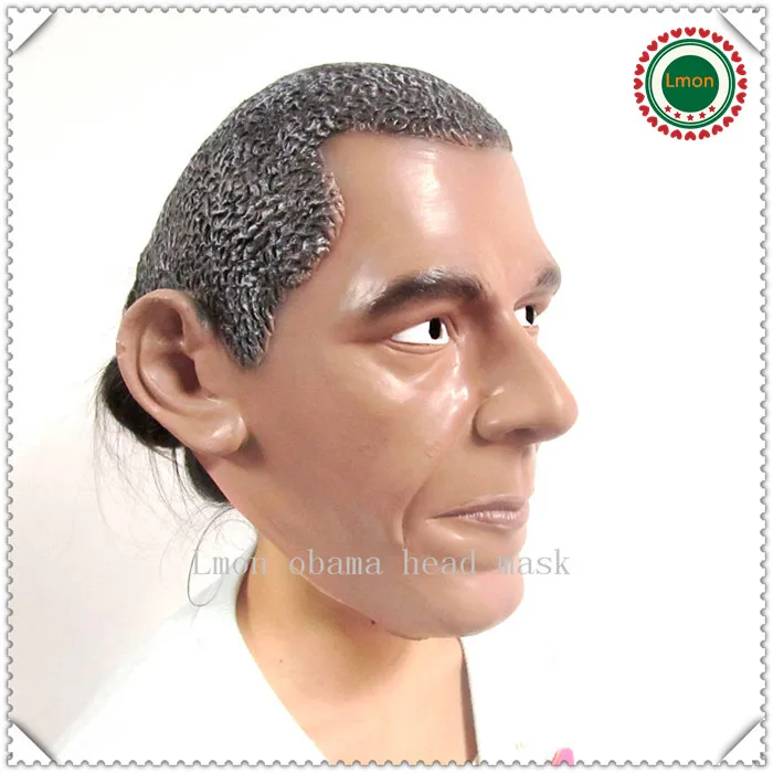 Президент в Соединенных Штатах Барак Хусейн Обама забавная маска Счастливого