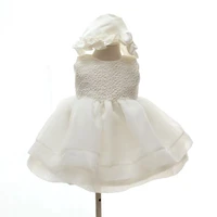 3 24 month baby girls elegant communion dresses white kids princess party wedding dress christening ball gown