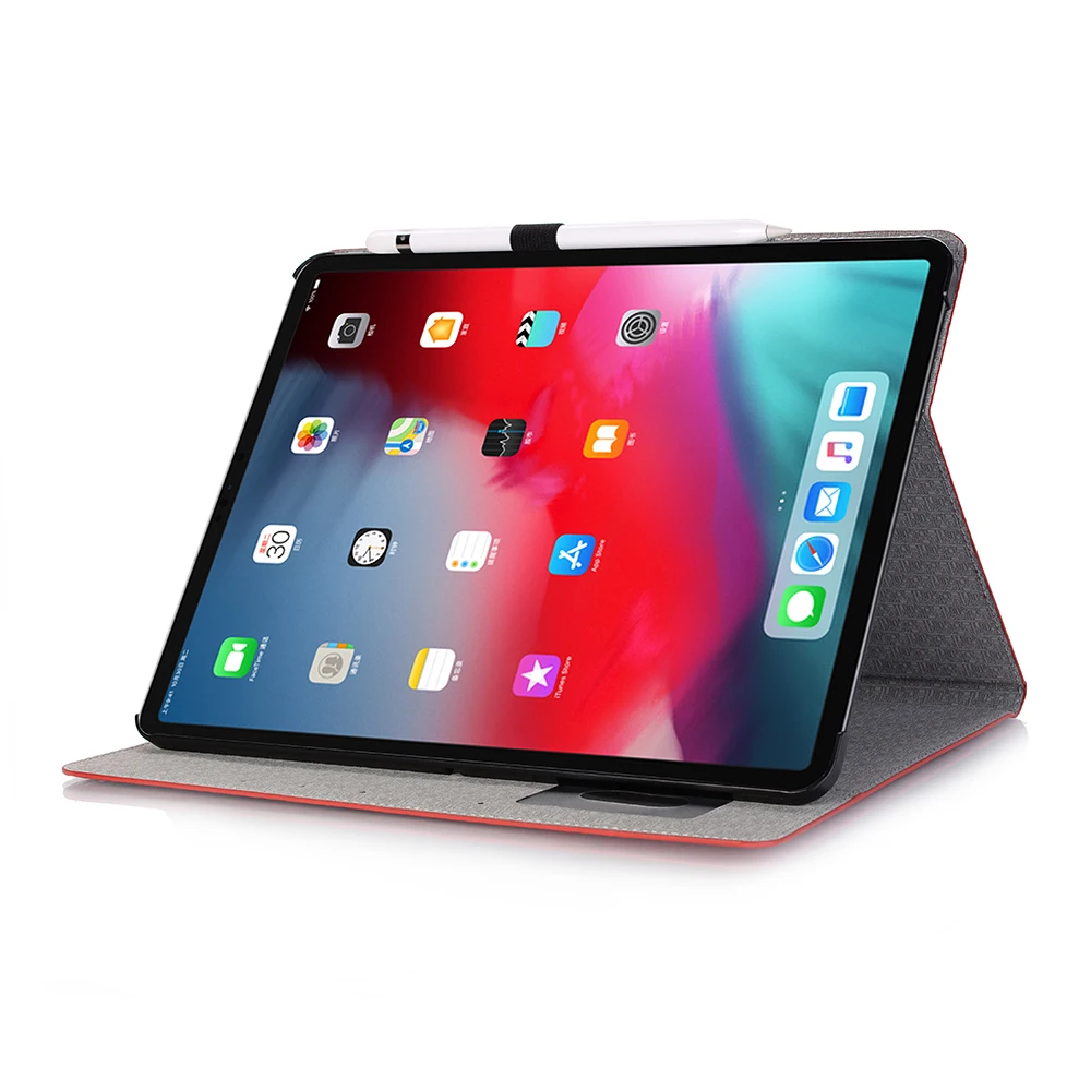 Роскошный флип чехол из искусственной кожи для iPad Air 2 с отделением карт и