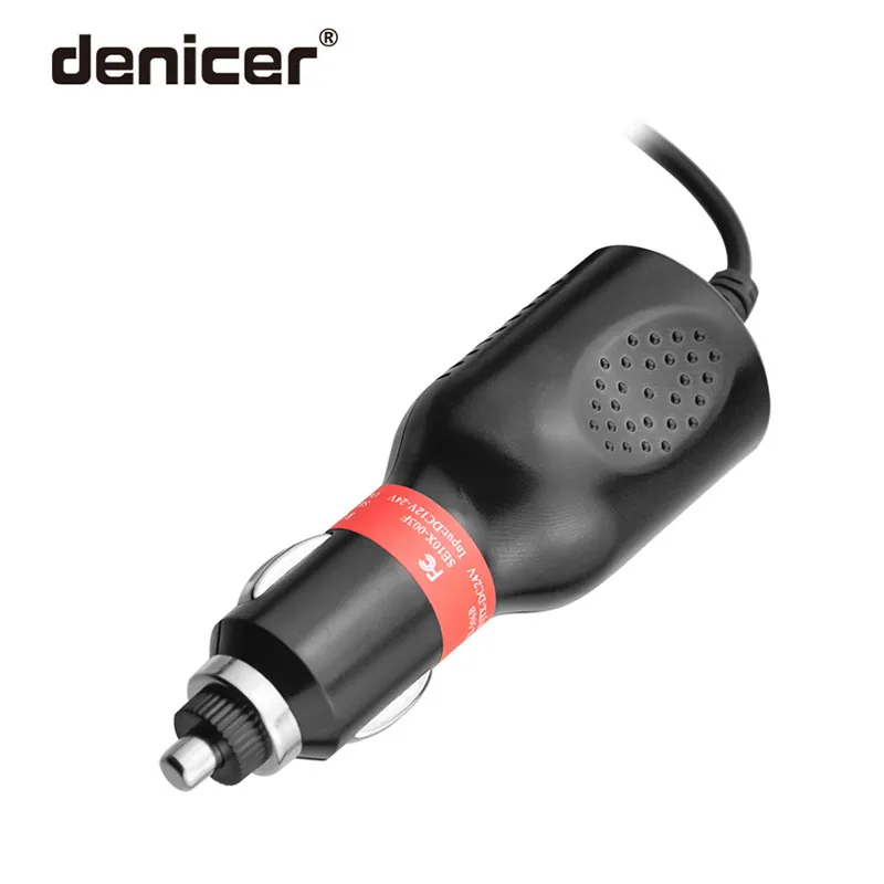 Denicer Mini USB вход DC12V 24V выход DC 5V 1000mA автомобильное зарядное устройство адаптер