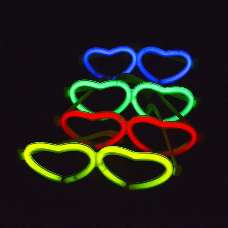 1000PCS Love Heart Shape Led Glasses Accessories Stick Frame Glow For Wedding Christmas Party Decoration | Дом и сад