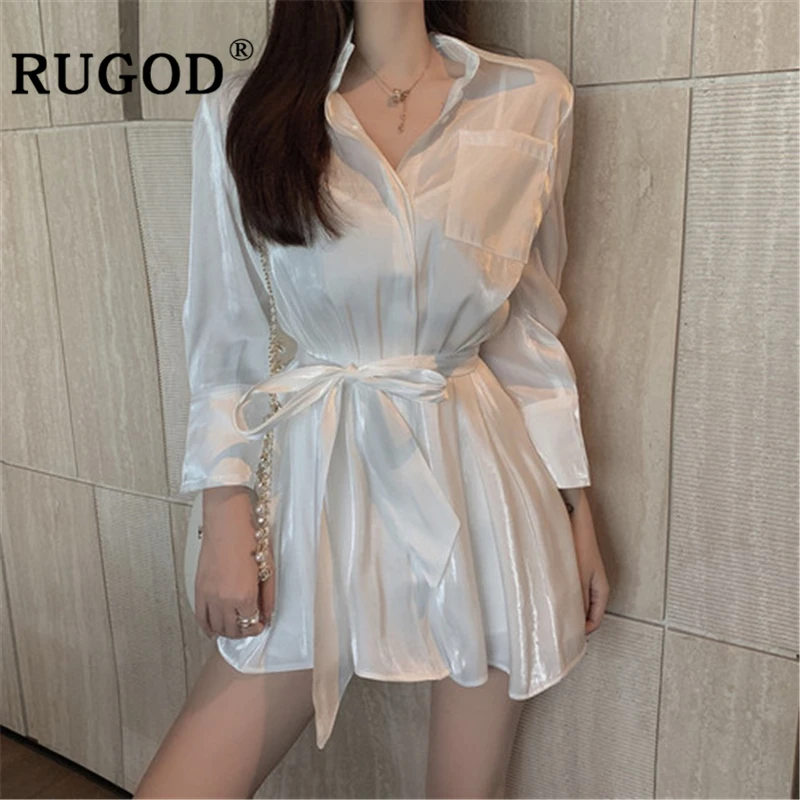 RUGOD элегантные женские комплекты из 2 предметов корейский прожектор длинные