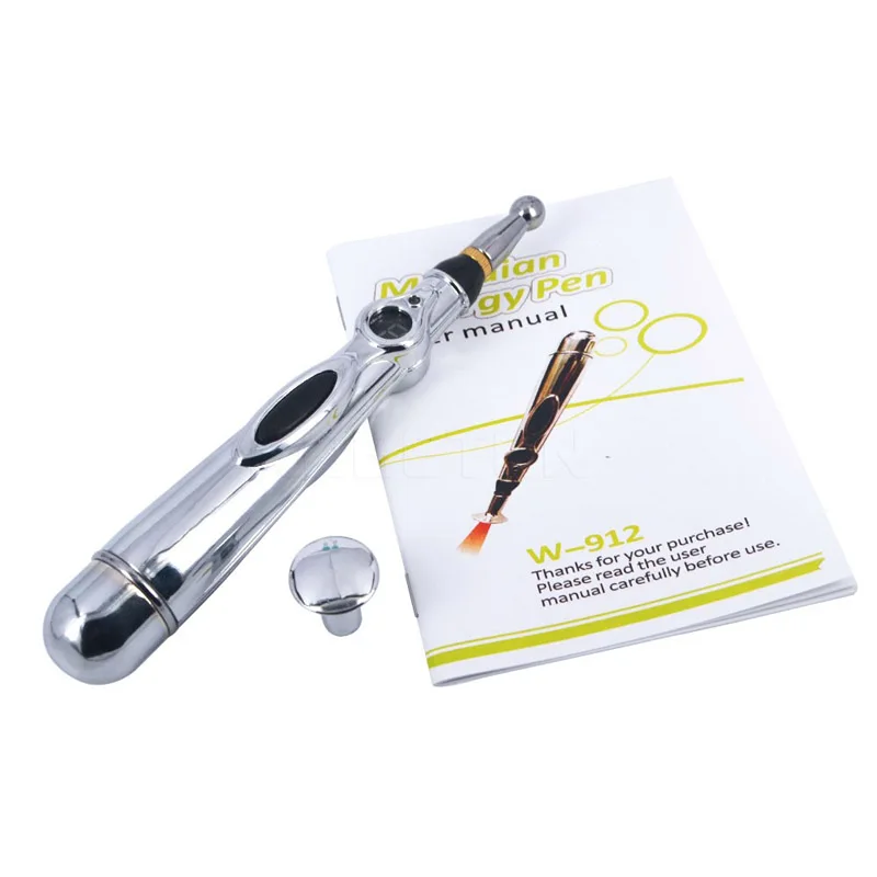 

Electronic massageador Pen Pain Relief Therapy Pen Safe Acupuntura Meridian Energy Heal Massage Body Head Leg Massageadores