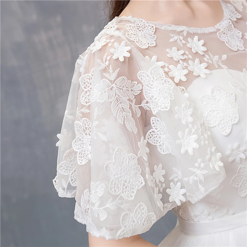 VLNUO NISA элегантное кружевное свадебное платье с аппликацией Vestidos De Novia Изящные Бальные платья с коротким рукавом размера плюс Robe De Mariage 20