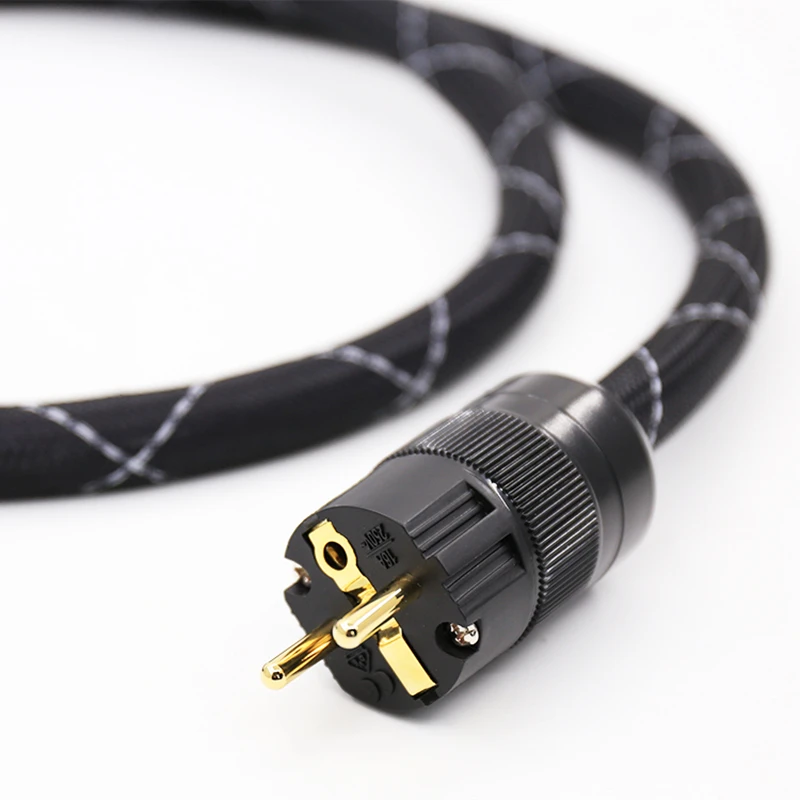 OEM аудио X DIY SAOF8N 5N медный кабель питания SCHUKO европейская вилка Hi Fi для DVD CD AMP|power cord
