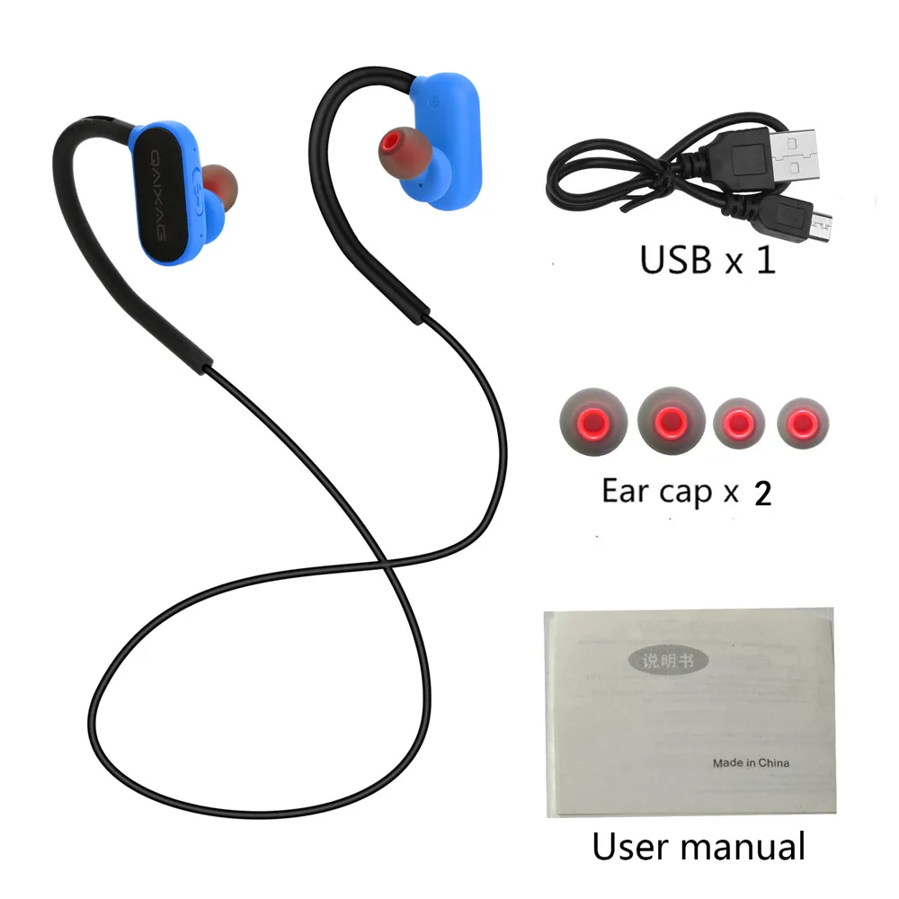 Bluetooth 4.2 Wireless Stereo Sports Earbuds In-Ear Headset Portable HiFi Earphone Support For Devices | Электроника