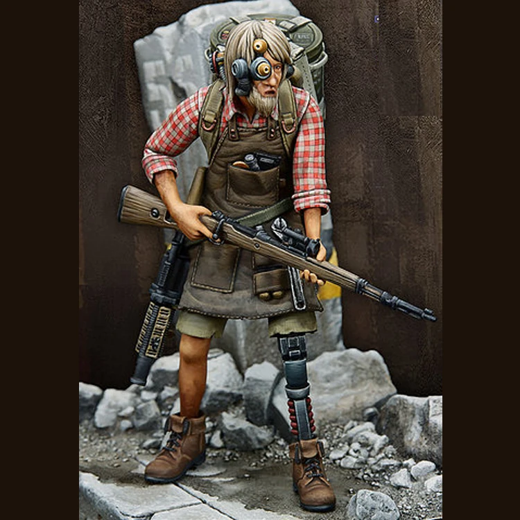 1/24 видоискатель дорожек фигурка модели из смолы GK Тема фильма несобранный и