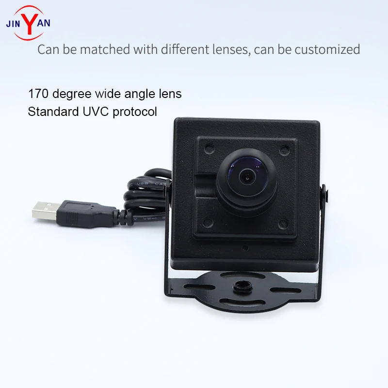 Manual exposure 2MP camera square small iron shell industrial 170 degree wide angle lens 1600x1200 | Компьютеры и офис