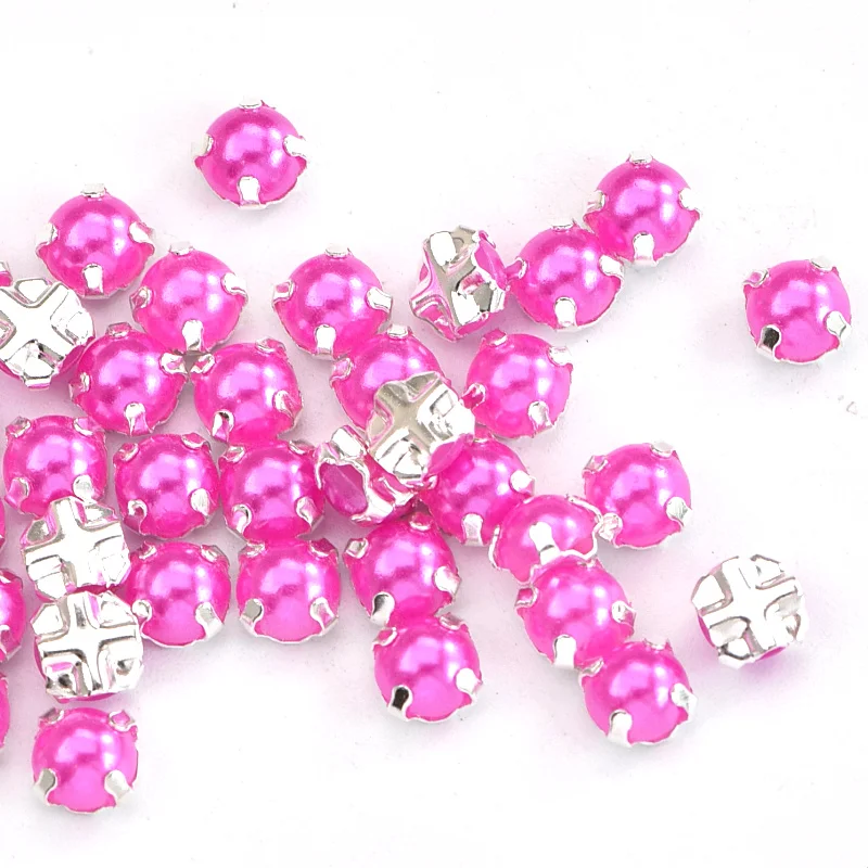 Разноцветные Швейные Стразы 5 мм 100 шт. стразы с плоским основанием полукруглые