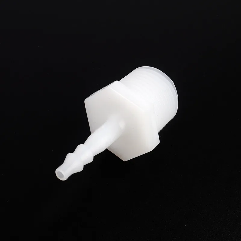 50 шт. 1/2 inch 4 ~ 20 мм Мужская нить прямой разъем белый пластиковый
