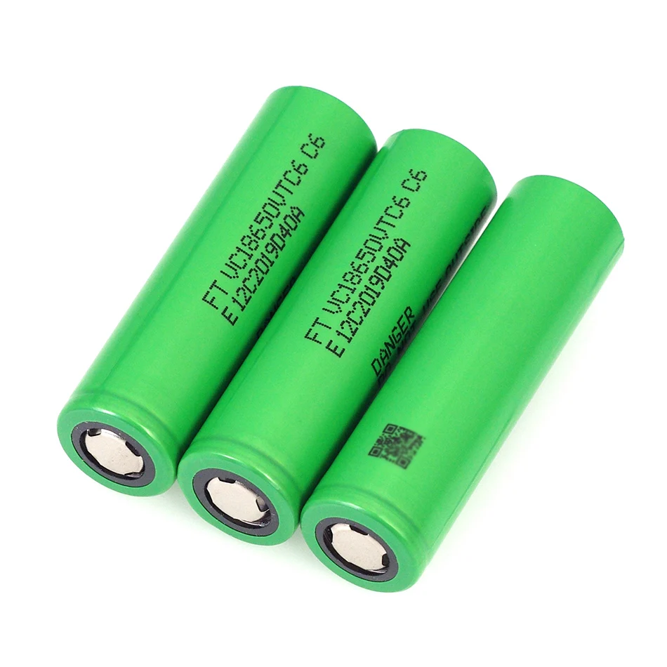 2020 4 шт. VariCore VTC6 3 7 V 3000mAh 18650 литий ионная батарея 30A Разрядка Для US18650VTC6 инструменты