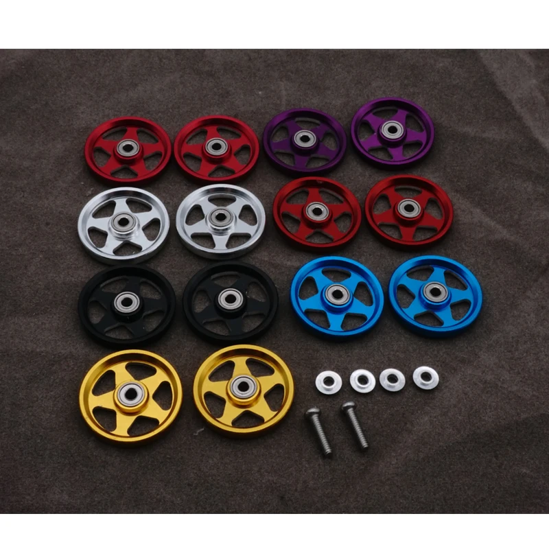 Самодельные колесики tamiya mini 4wd из алюминиевого сплава 19 мм звезда 7 цветов за 1