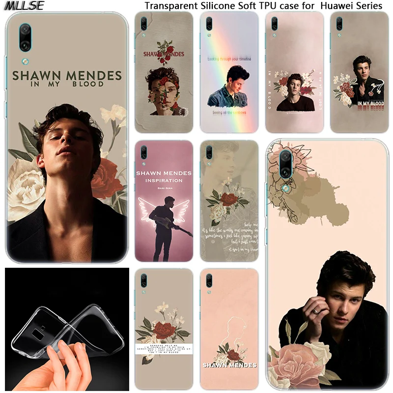 Мягкий силиконовый чехол Shawn Mendes 98 для Huawei Mate 10 20 Lite Pro Enjoy 8 9E Y6 Y5 2017 Y7 Y9 2019 2018 Модный |
