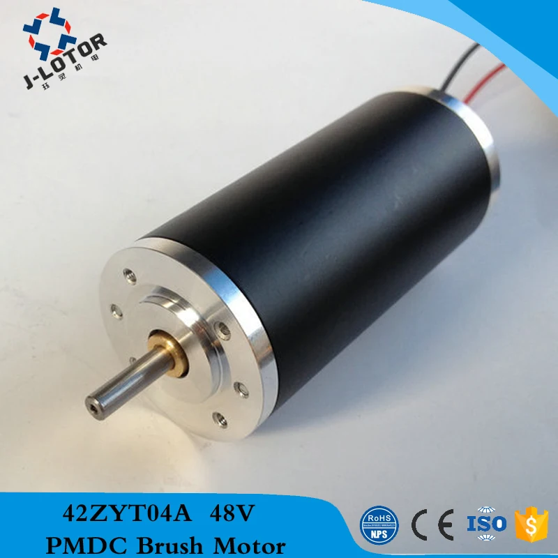 

42ZYT04A 0.85A~2.85A 12v 24v 48v Stable Speed And Low Noise Permanent Magnet Brush DC Electric Motor with 70mNm 3350rpm