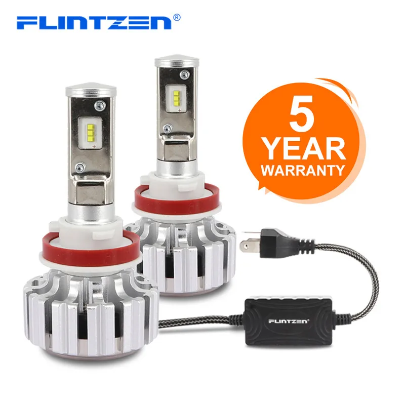 

Flintzen H1 H4 H7 H11 Car LED car headlight Bulbs 50W LED 9005 9006 9012 Automobile Headlamp Car Lights Fog Lamp 6000K DC 9-30V