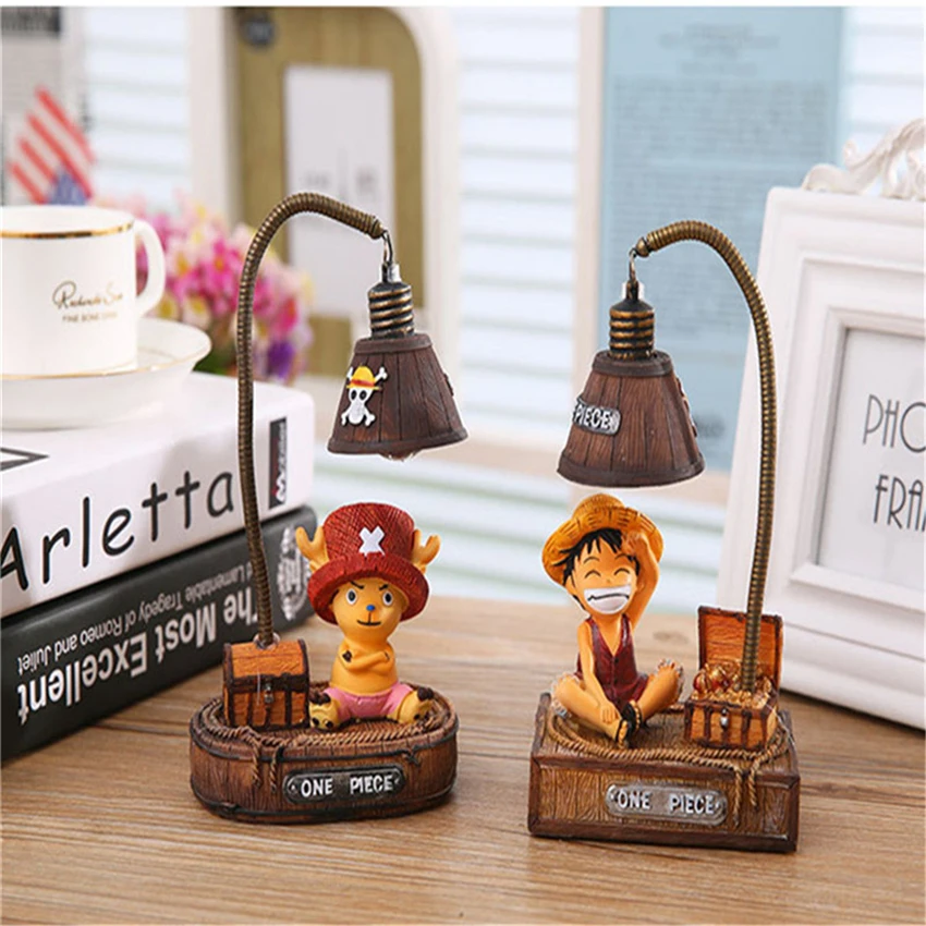 Ночные огни японского аниме One Piece обезьяна D Luffys/Tony Chopper Garage Kits Lamp luminaria украшения