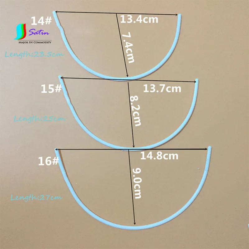 Полукруглая пластмассовая нейлоновая нижняя одежда бюстгальтер кольца