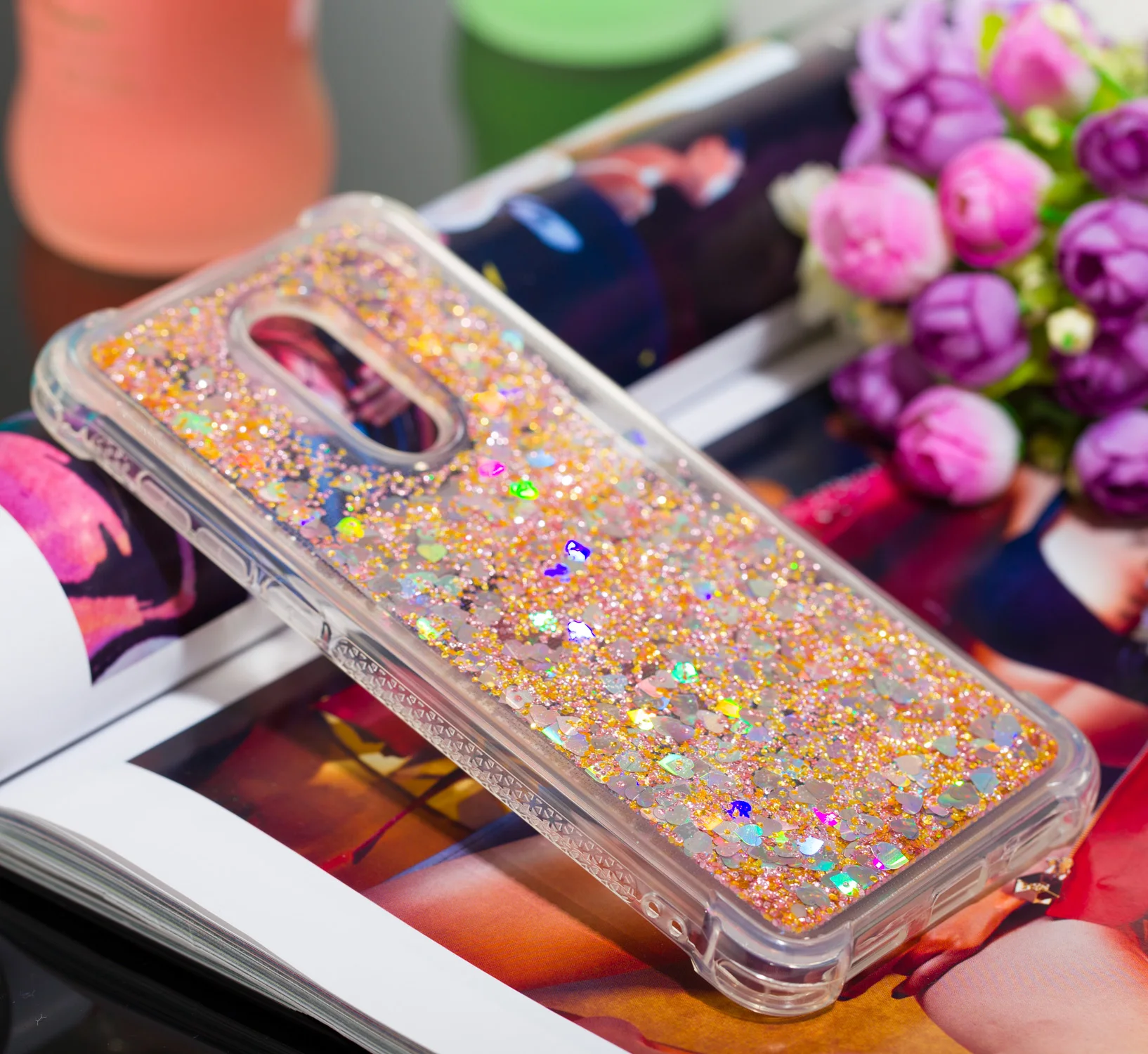 Bling Glitter For coque Xiaomi Redmi 4X 5A 5 Plus Note 4 Mi 5X A1 Soft Silicone case Crystal Sequins Quicksand funda cover |
