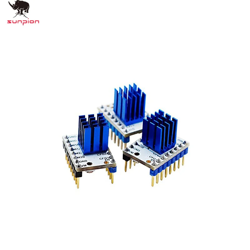 Шаговый двигатель TMC2100 V1.3 бесшумный драйвер StepStick тихая Отличная защита