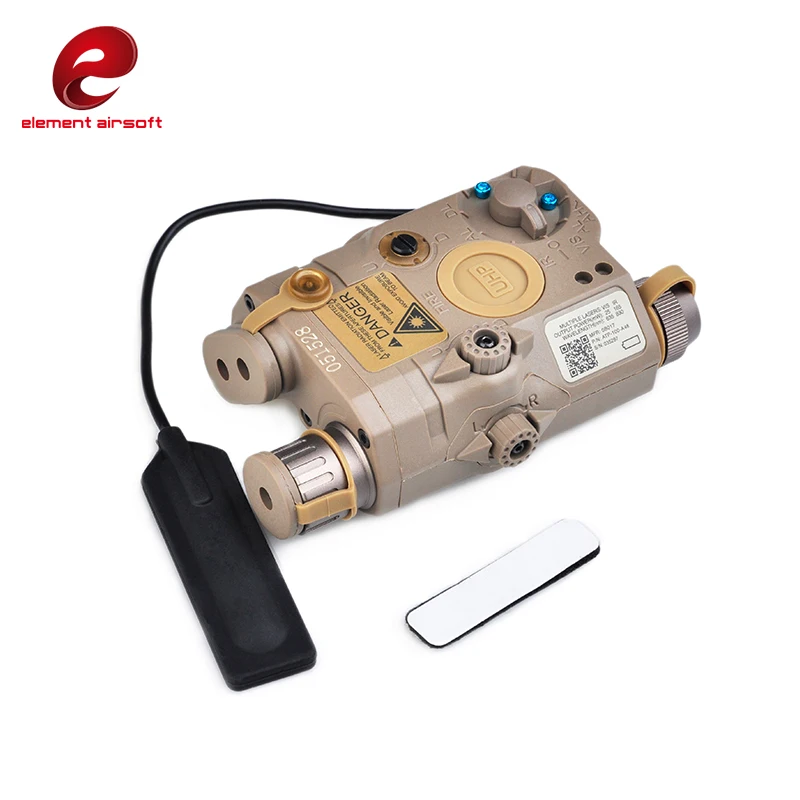 Element Airsoft Tactical Military LA-5C UHP PEQ Green Laser Flashlight Weapon Combo LA5 IR LED Light Softair PEQ15 Hunting | Спорт и
