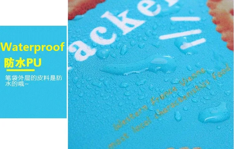 1 шт./лот Симпатичные, с изображением печенья Макарон гайка печенье водонепроницаемые пеналы/вкусная еда дизайн пенал офисные школьные канцелярские принадлежности
