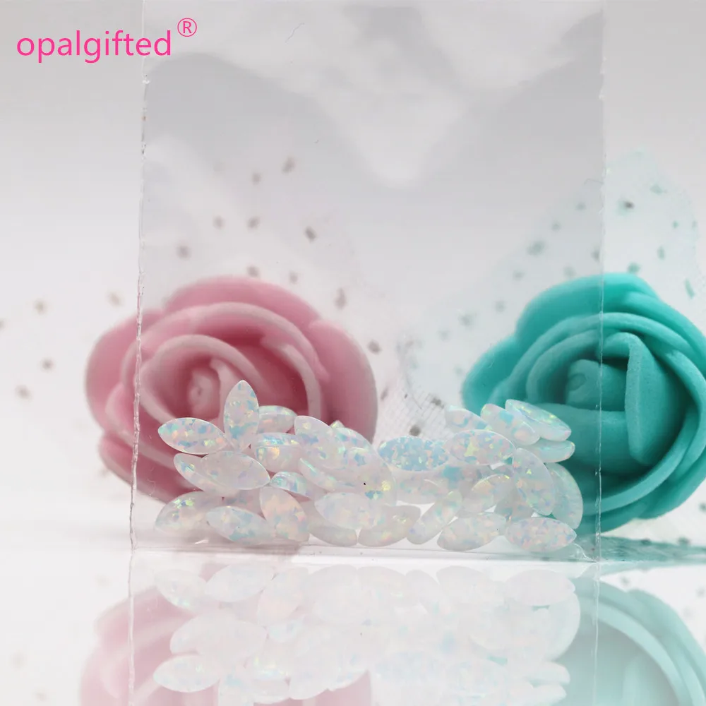 (50 шт./лот) 2020 Лучшая Продажа Бесплатная доставка 3*6 мм белый кабошон с огранкой