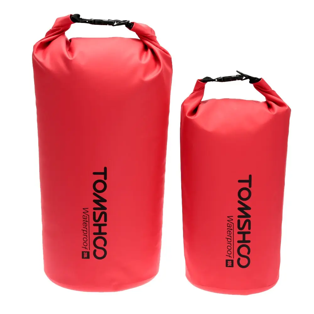 TOMSHOO 10L 20L водонепроницаемые сумки для плавания сумка хранения сухих мешков с