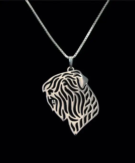 Женское колье чокер Черного Русского терьера с подвеской для домашних животных