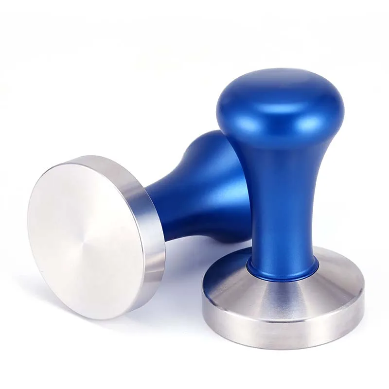 

Steel 51mm Blue Coffee Tamper Barista Espresso maker Grinder Handmade High Quality Hot Sale