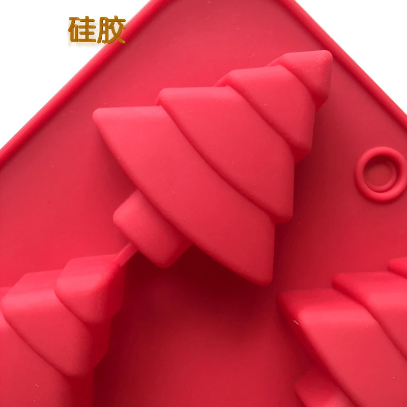 1 шт. силиконовая форма для рождественской елки с 6 отверстиями|form for|silicone formform for