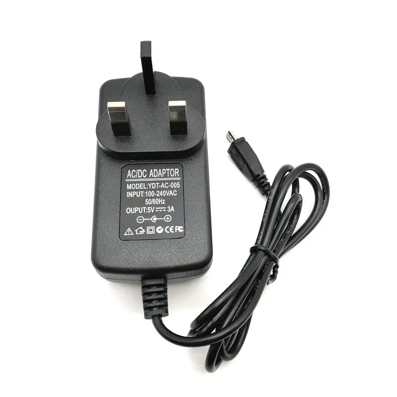 5 V 3A Micro USB вилка стандарта Великобритании зарядное устройство для планшета Onda V972