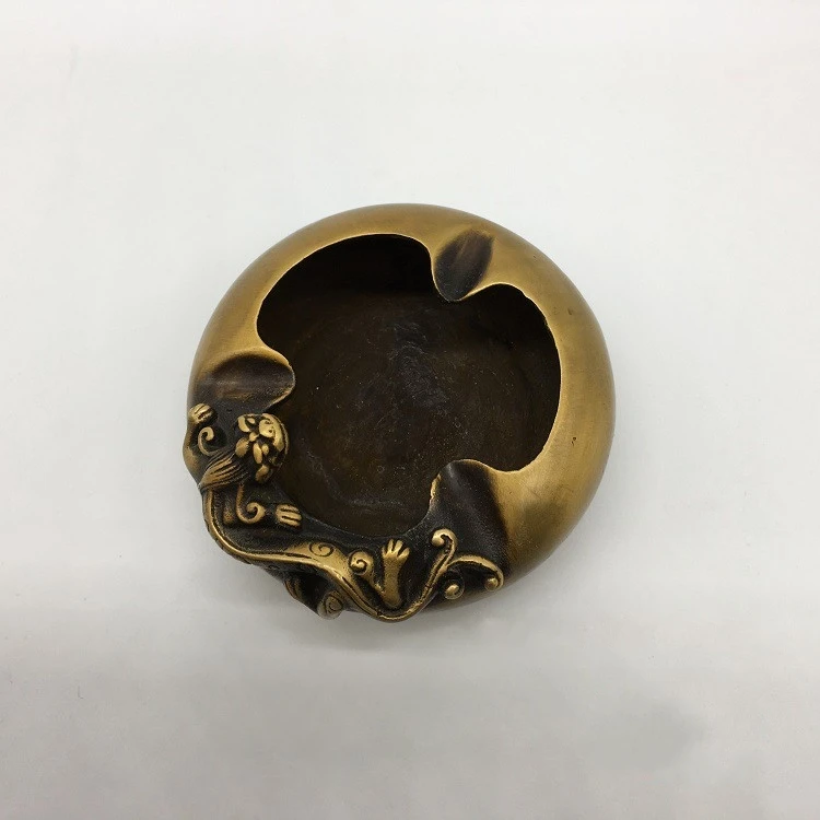 Коллекция китайские медные РЕЗНЫЕ Pixiu отважных солдат маленькие банки